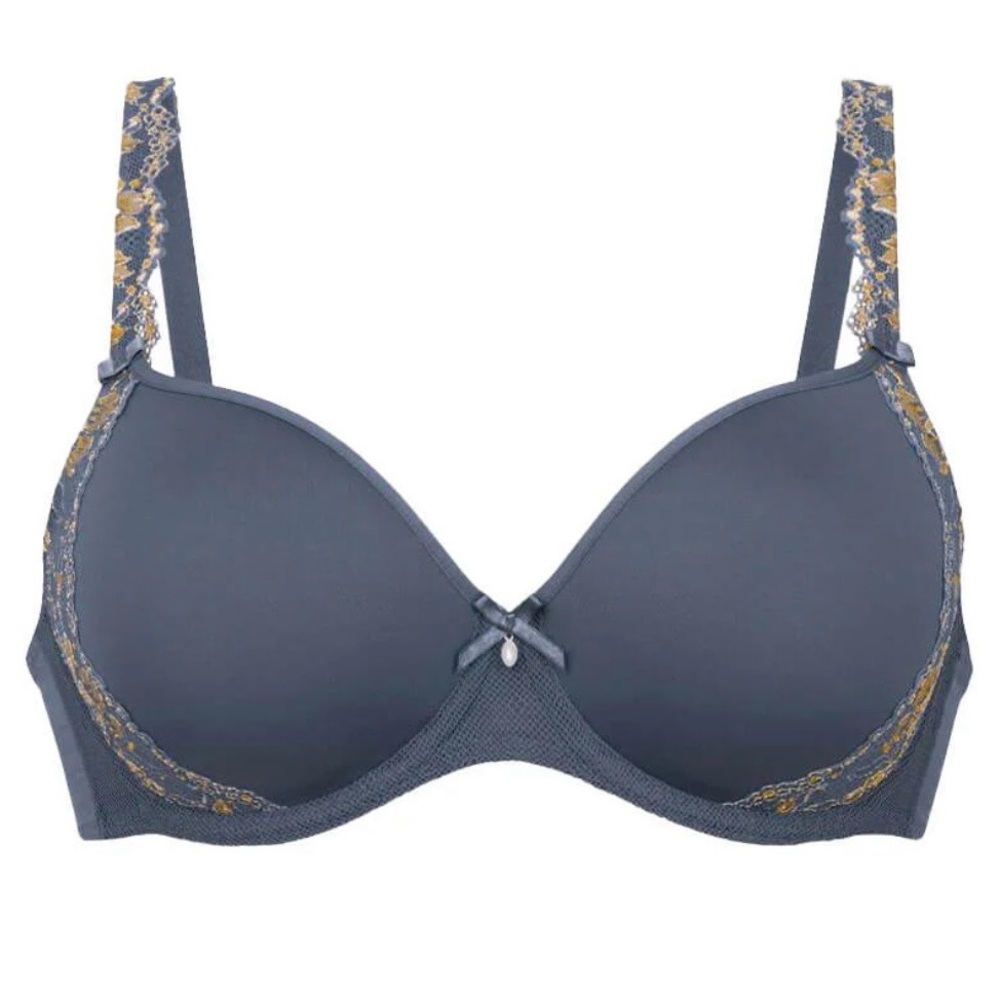 Blue-Grey Lace Bra size 36F